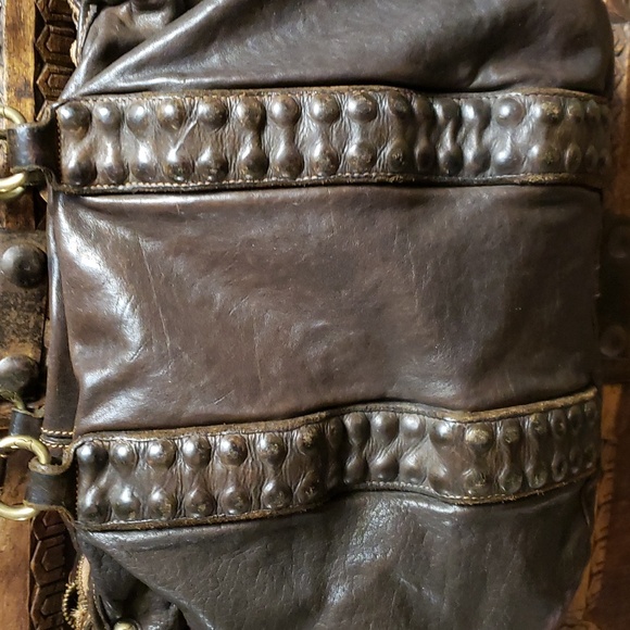 Campomaggi Leather Studded bag - Picture 2 of 11